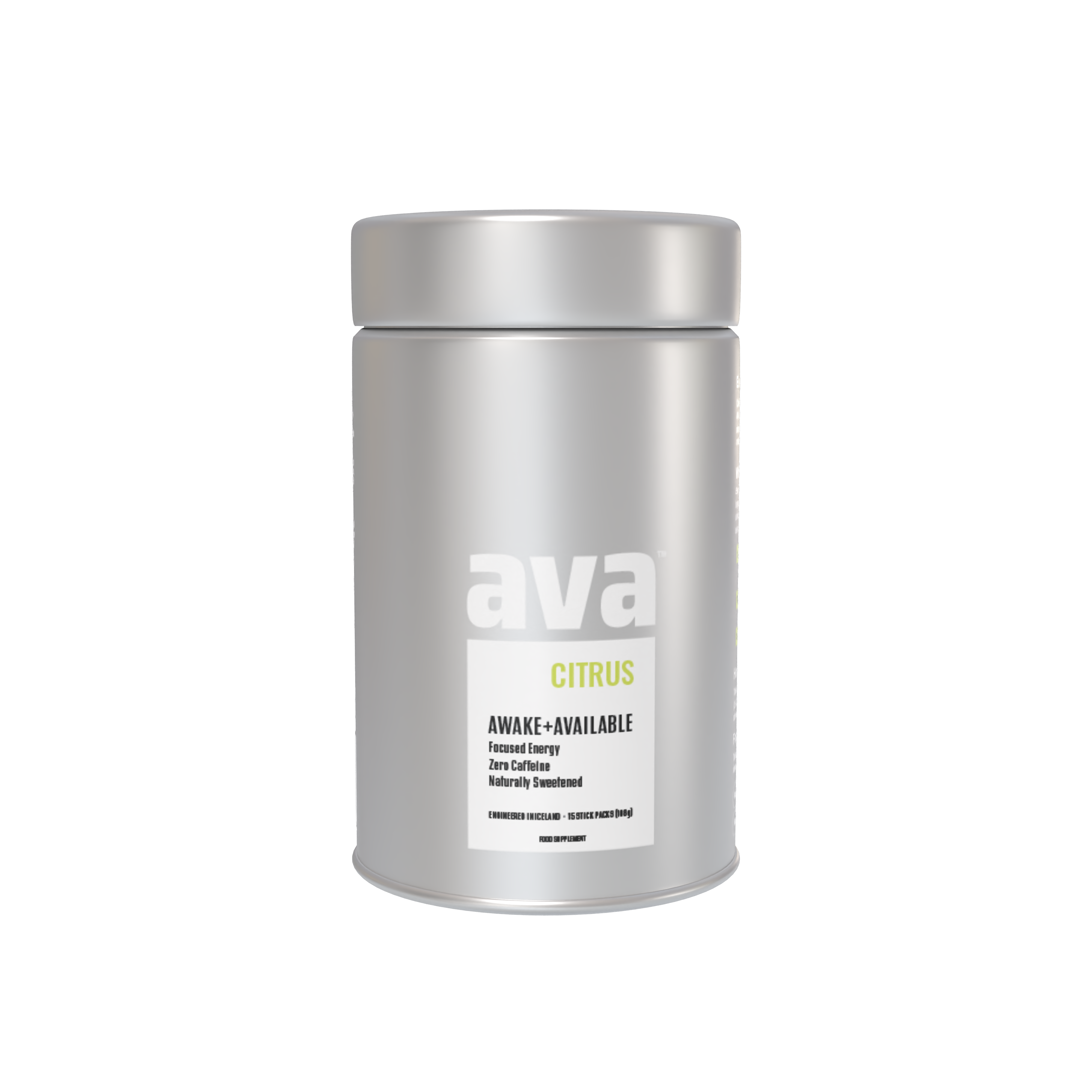 Ava Focused Energy Citrus tin