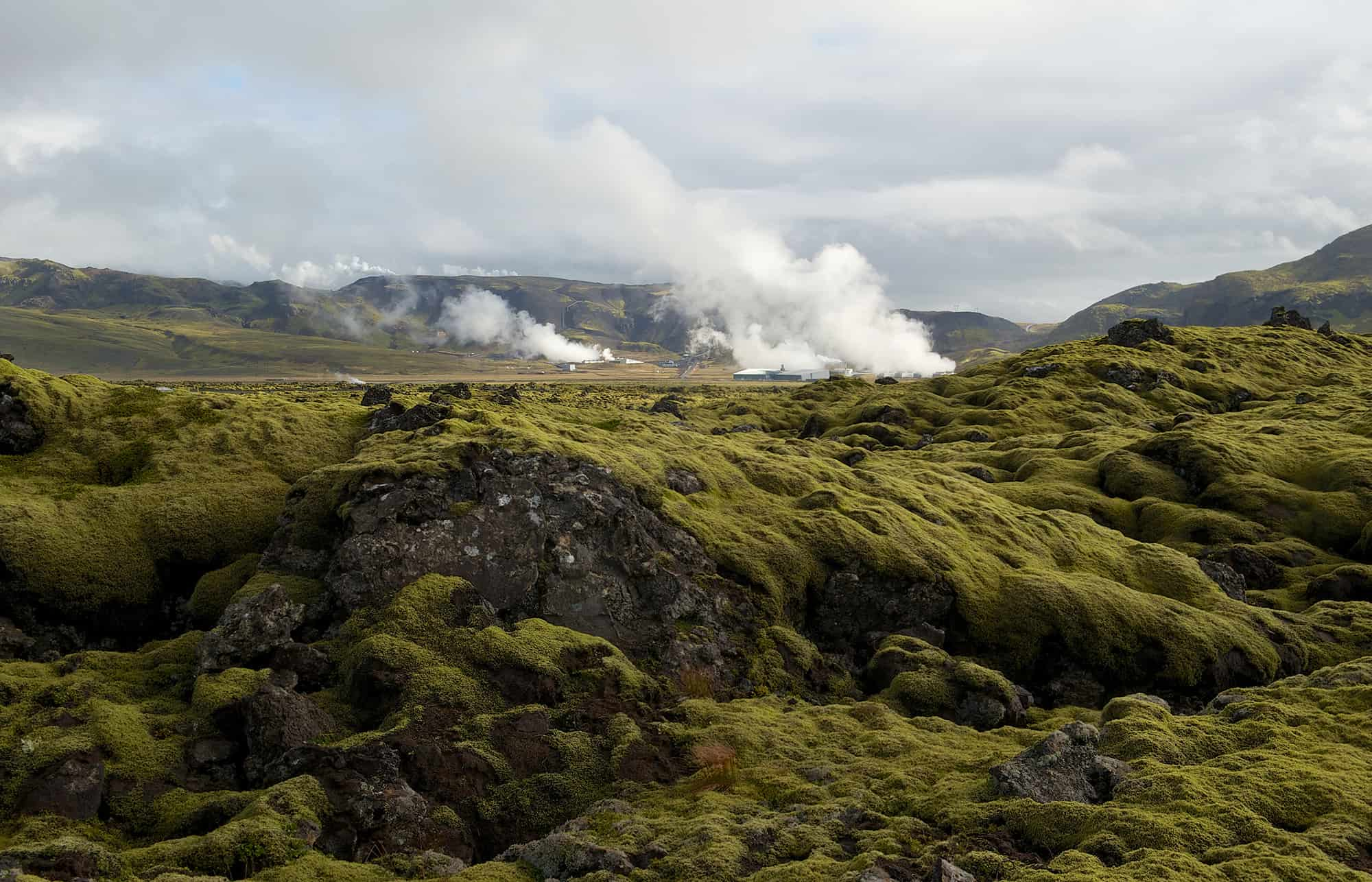 Icelandic geothermal landscape